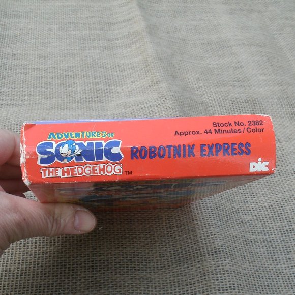 Sonic the Hedgehog Robotnik Express VHS anime tape - Picture 7 of 16